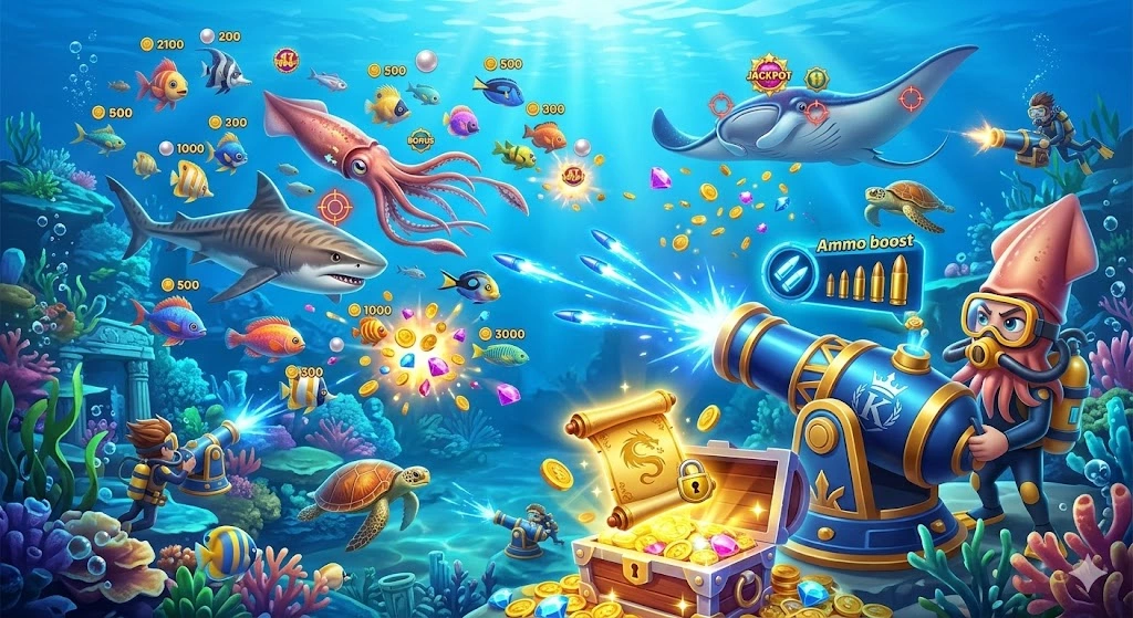 Nghệ thuật điều phối mức đạn và quản lý vốn săn cá mập cùng Kubet Kubet77 Kubet88 Kubet11